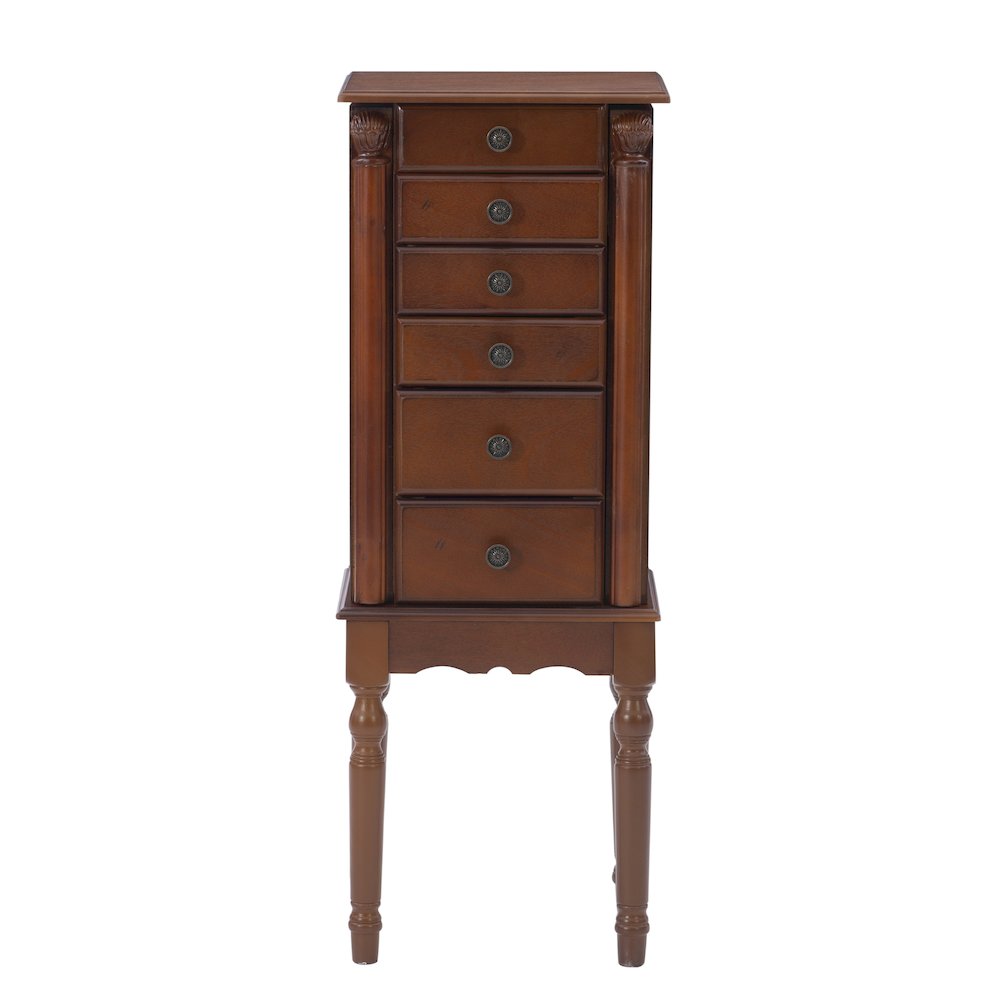 Deep Cherry Jewelry Armoire
