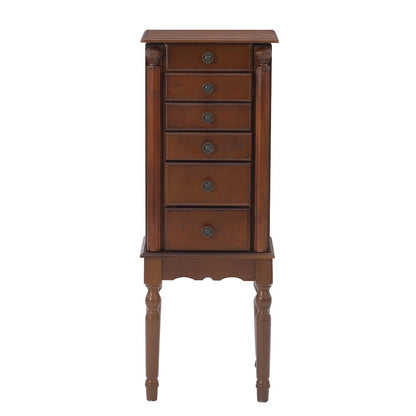 Deep Cherry Jewelry Armoire
