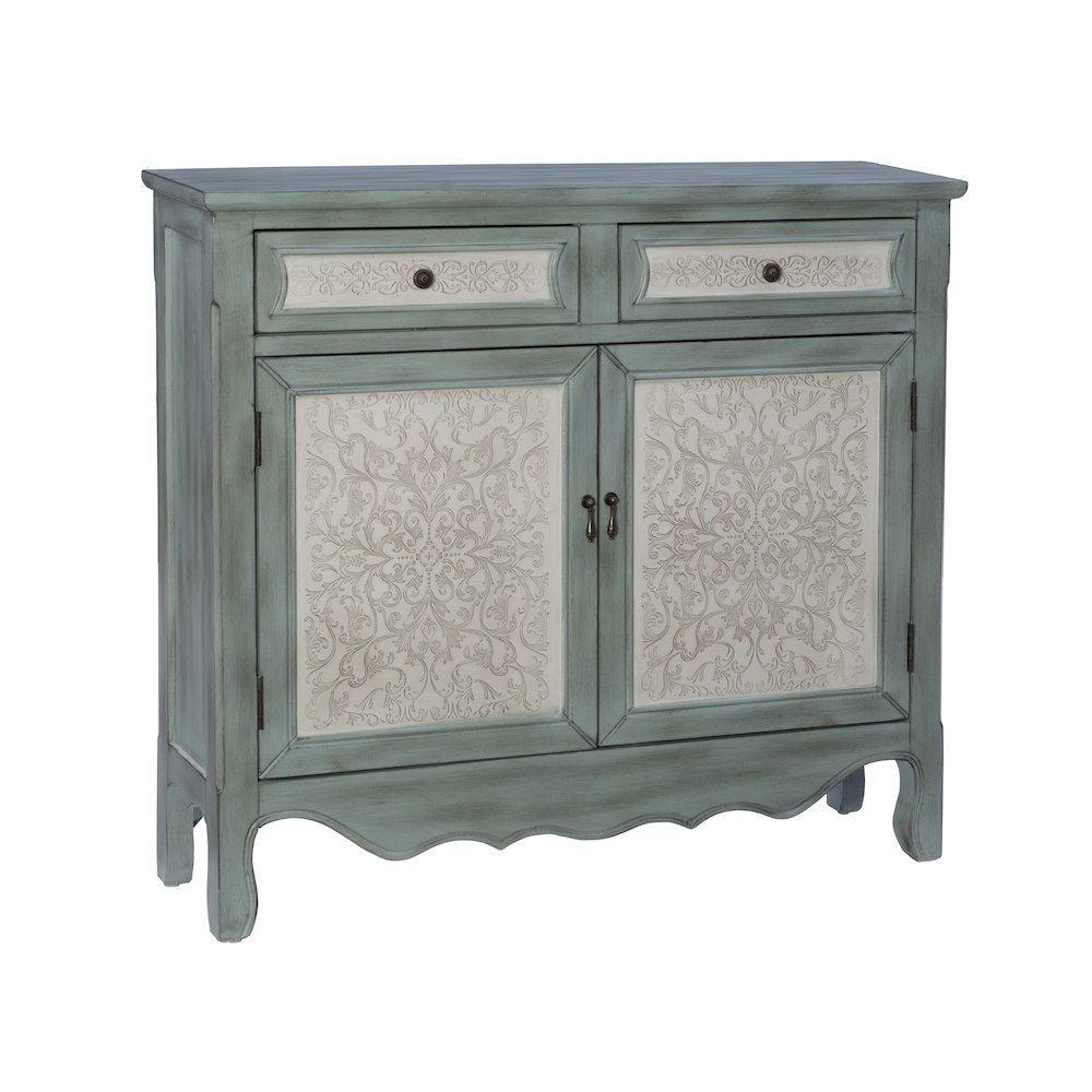 Antique Blue & White Console