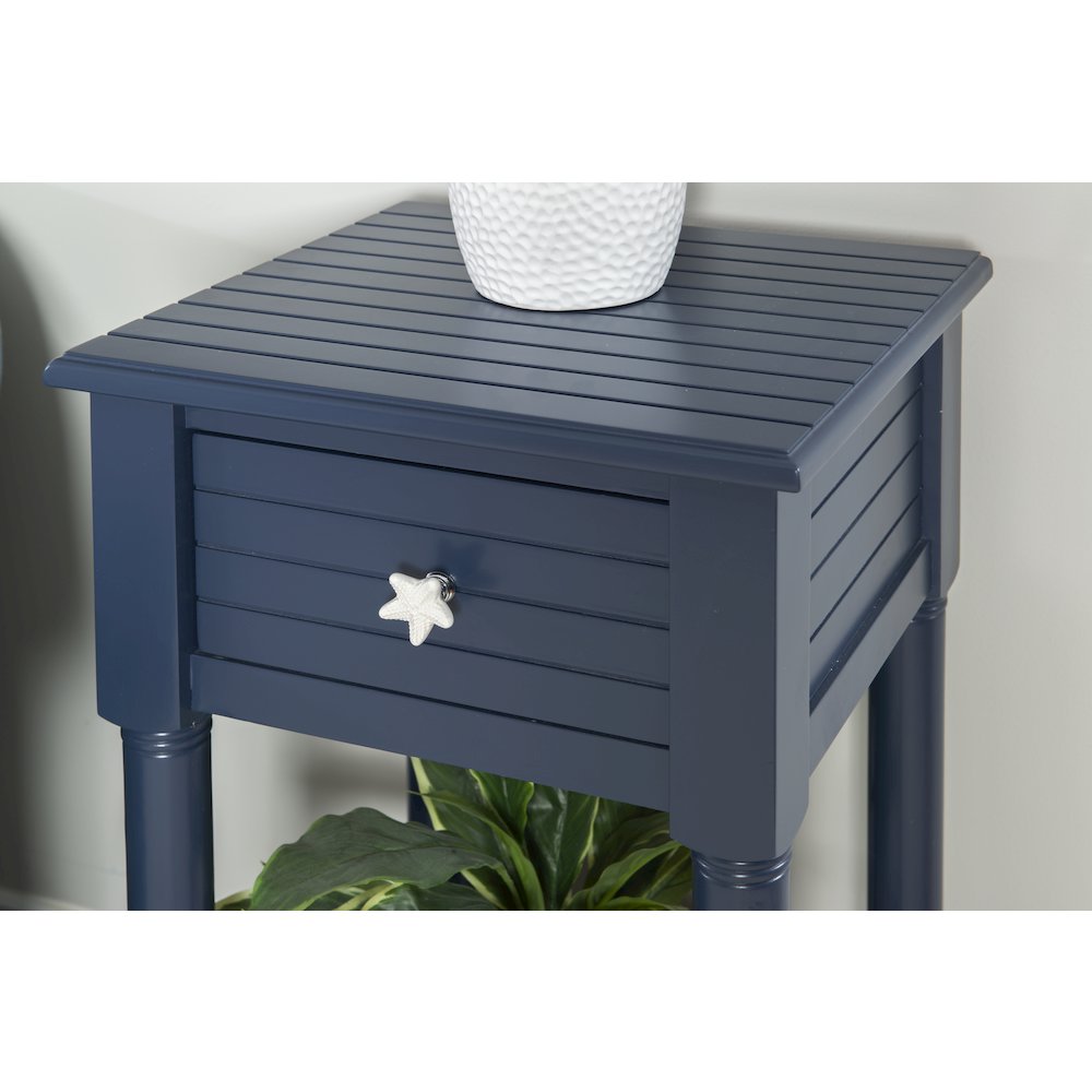 Seaboard End Table Navy