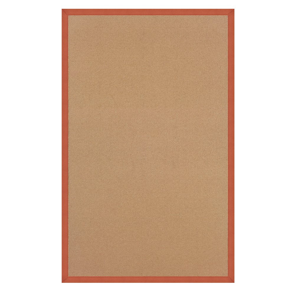 Athena Cork & Burnt Orange 9.10x13, Rug