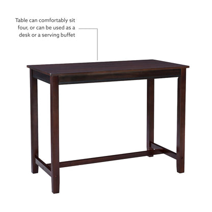 Claridge 3Pc Counter Set Brown Red