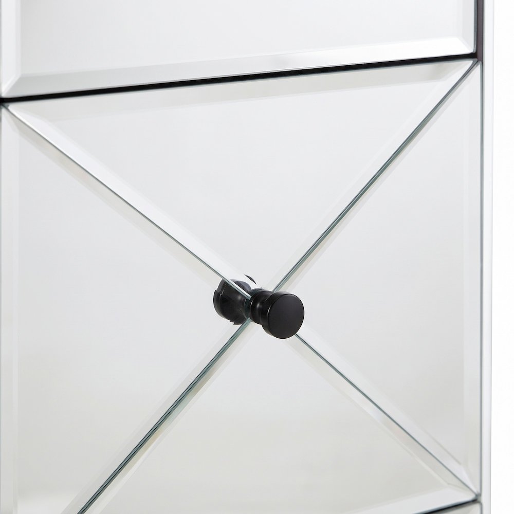 FurniFact Jewelry Armoire, Brown