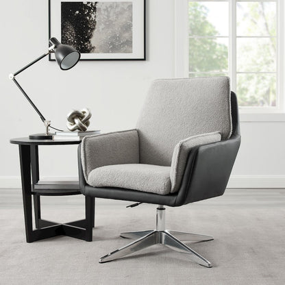 Marion Swivel Chair Black Grey