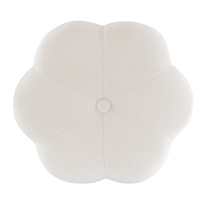 Seraphina Accent Vanity Stool, White