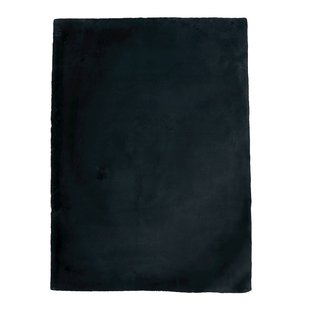 Maven Faux Rabbit Charcoal 8x10, Rug