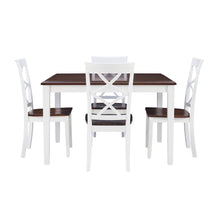 Harrison Cherry and White 5pc Dining Set
