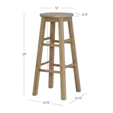 29 Inches Barstool Grey Wash