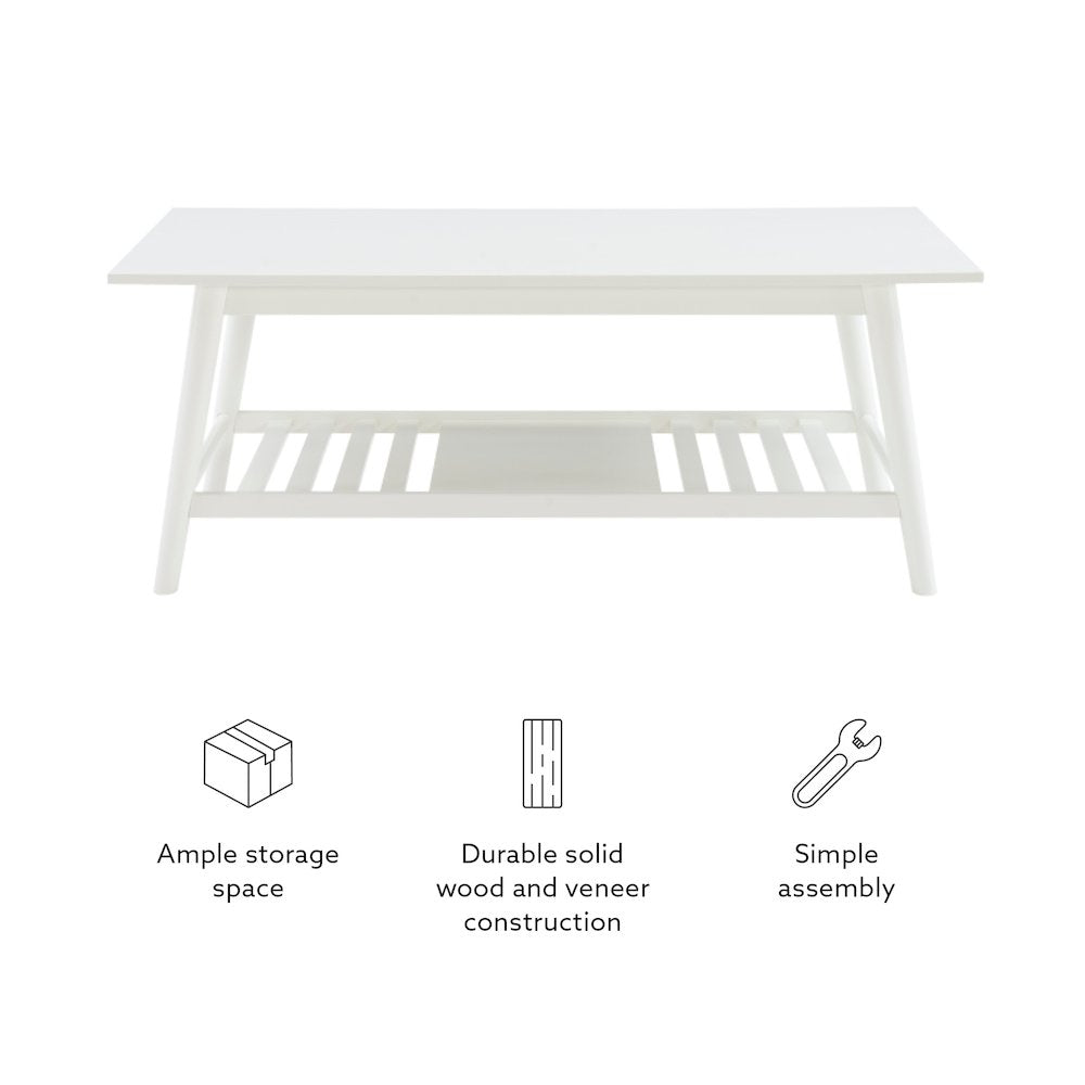 Charlotte Coffee Table White