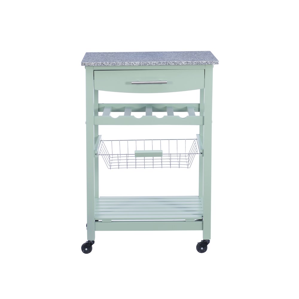 Roger Green Kitchen Island Granite Top