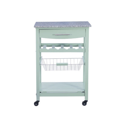 Roger Green Kitchen Island Granite Top