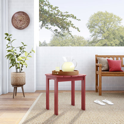 Red Adirondack End Table