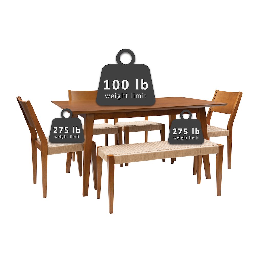 Cadence 6Pc Dining Set Brown