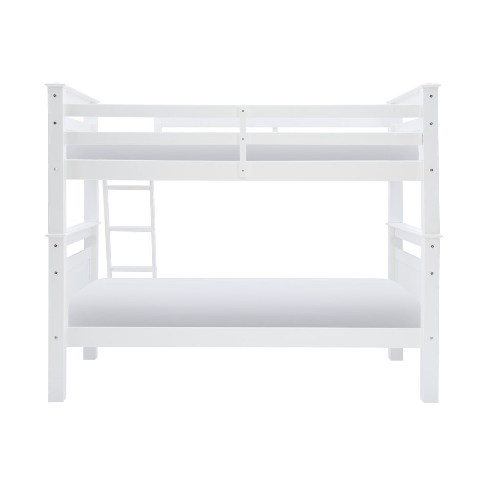 Beckett Twin Over Twin Bunk Bed, White