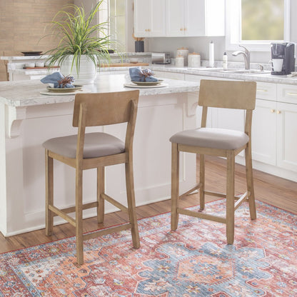 Jordan 24 In Gray Wash Counter Stool
