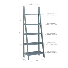 Acadia Ladder Bookshelf, Grey