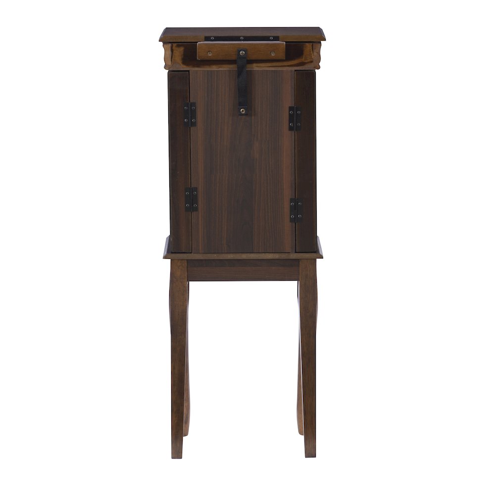 Louis Philippe Walnut Jewelry Armoire