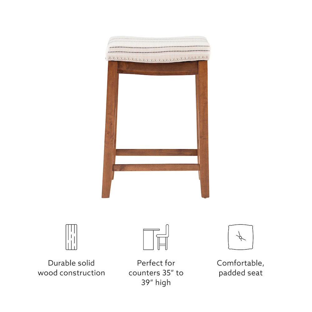 Claridge Natural Counter Stool