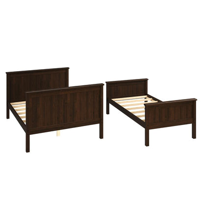 Leah Twin Over Full Bunk Bed Walnut