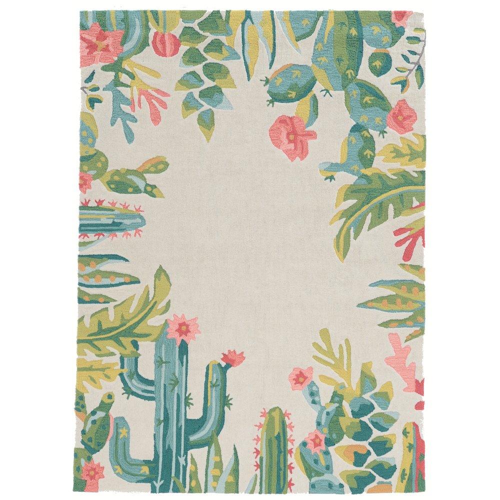 Trio Saguaro Ivory & Multi 8x10, Rug