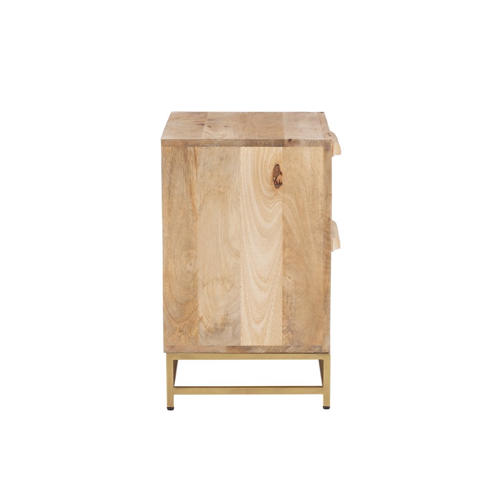 Janie Rattan Cabinet Two Drawers