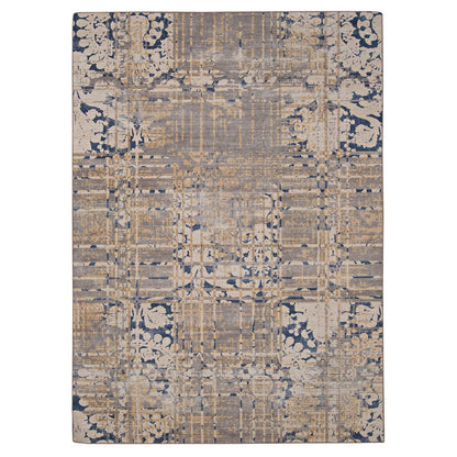 Outdoor Washable Ocala Navy & Sand 2' X 3', Rug