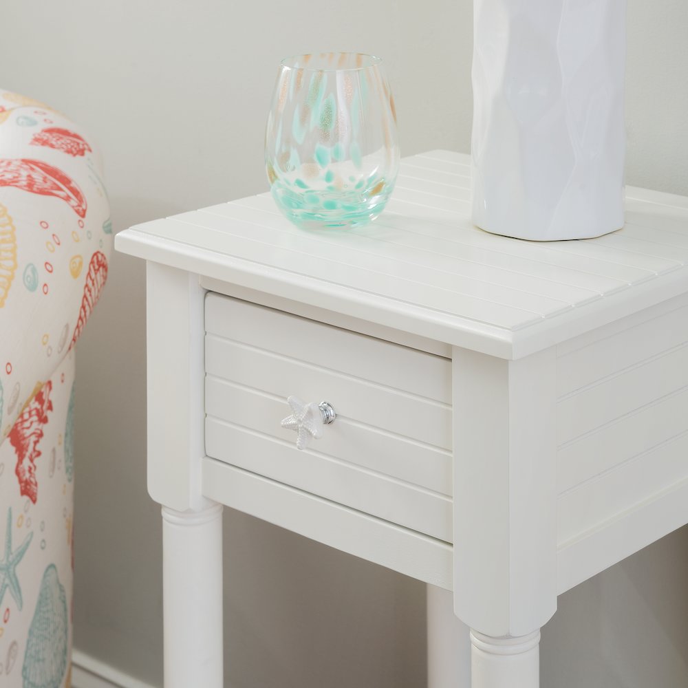 Seaboard End Table White