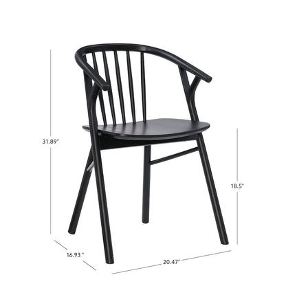 Delmot Chair Black
