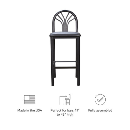 Thayer Barstool Black Set Of 2