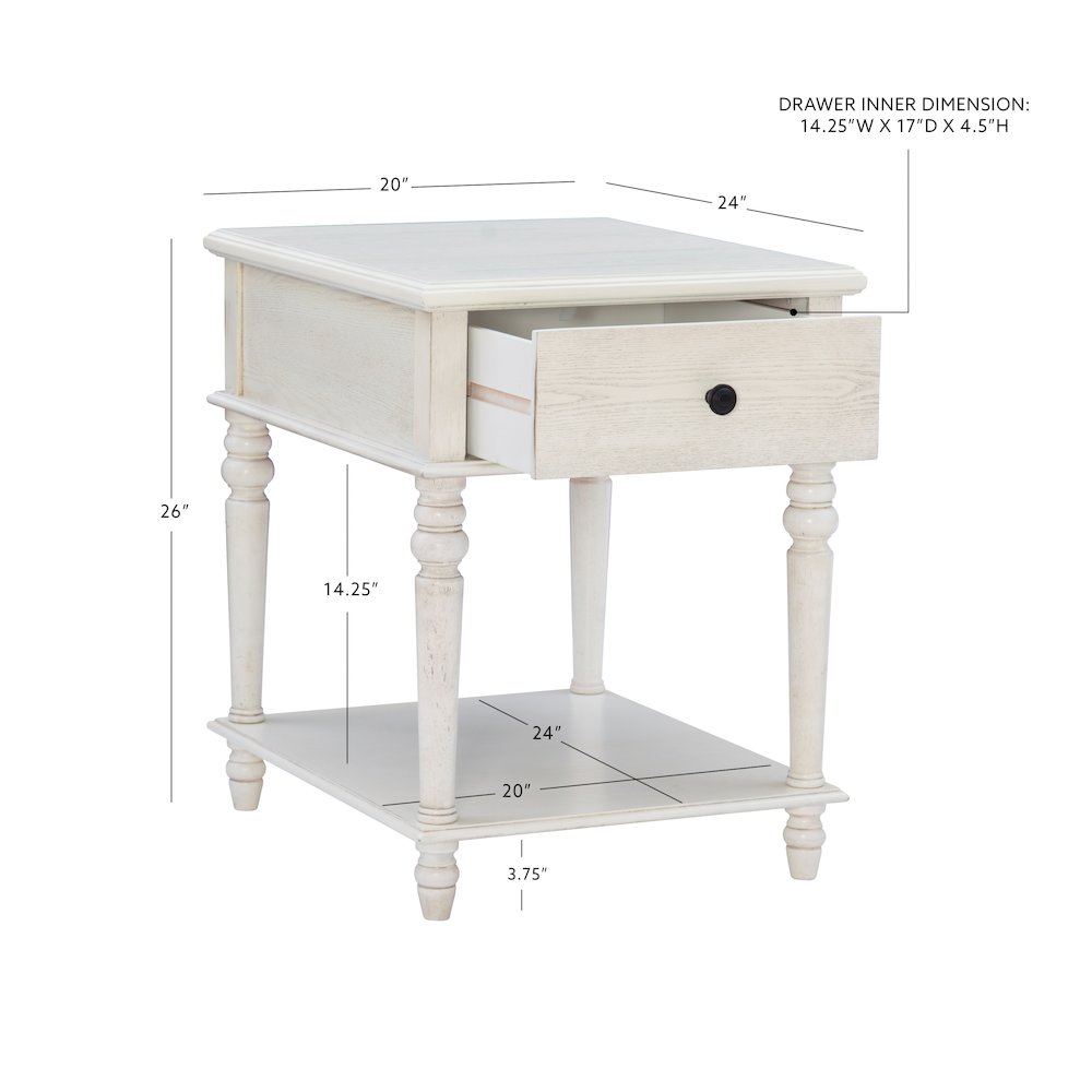 McGhie Side Table White