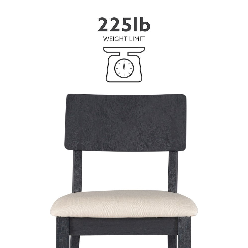 Jorissen Barstool Dark Charcoal