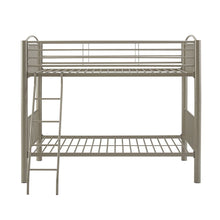 Heavy Metal Pewter Twin Over Twin Bunk Bed