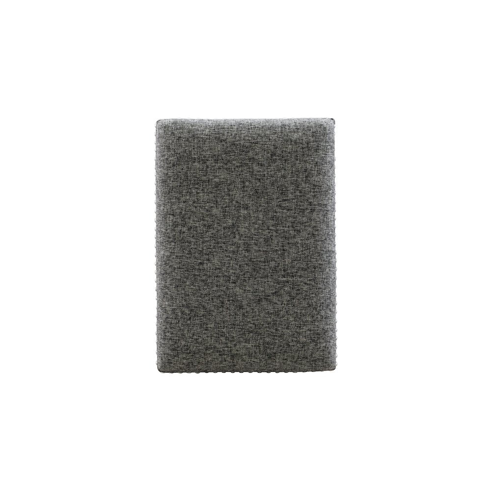 Kennedy Black And White Tweed Backless Counter Stool