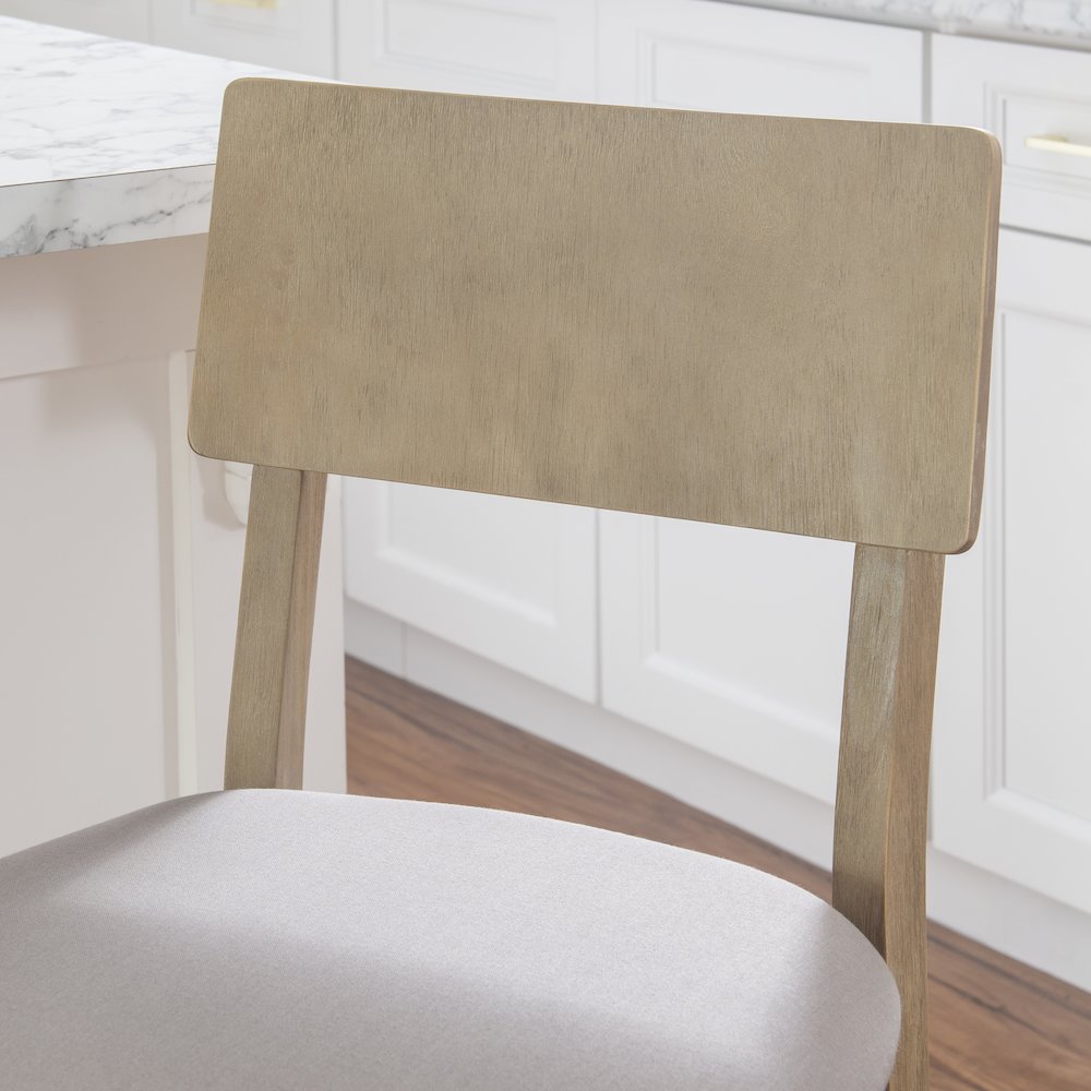 Jordan 30 In Gray Wash Bar Stool