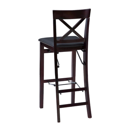 Triena 30 In X Back Folding Bar Stool