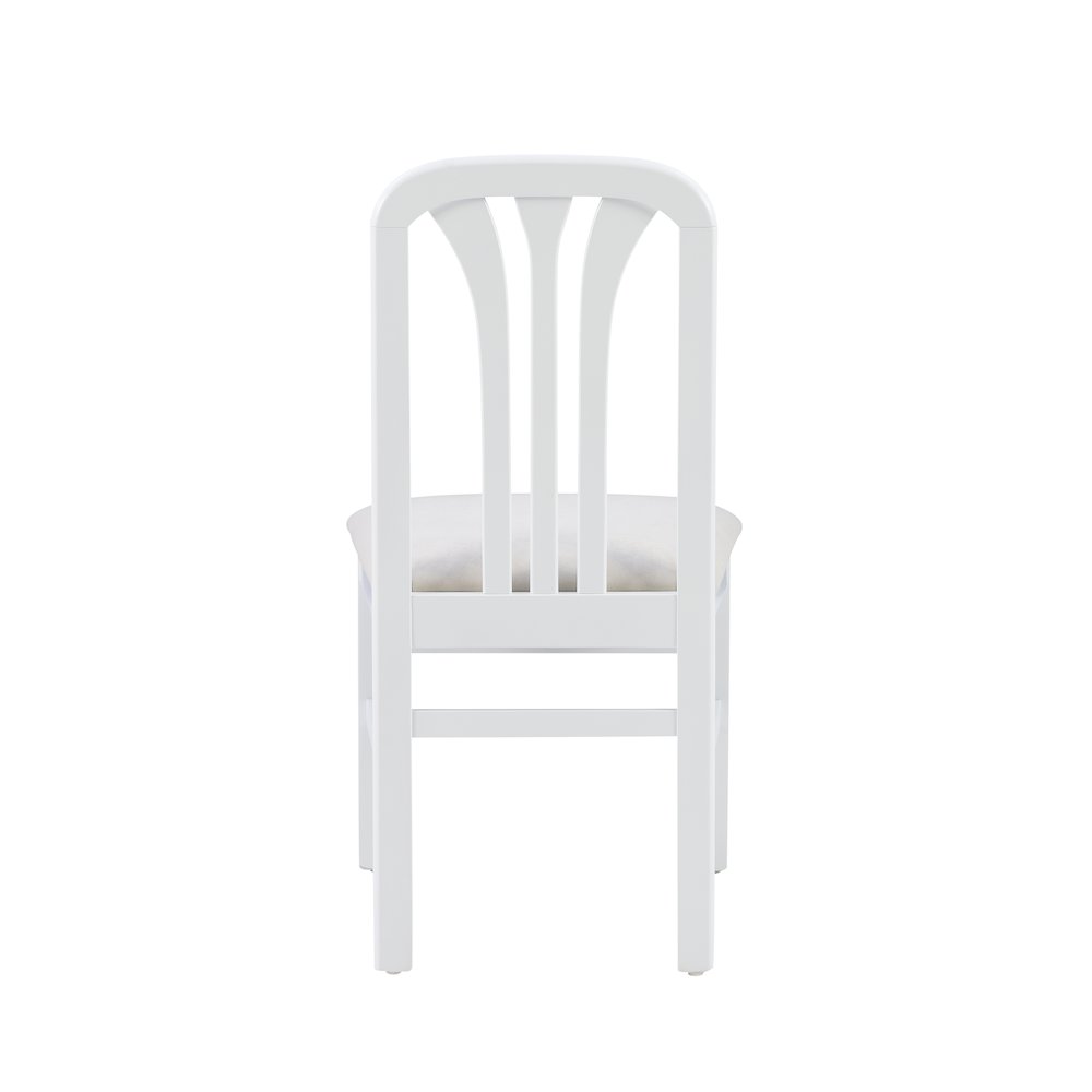 Pamela White Grey Uph Seat