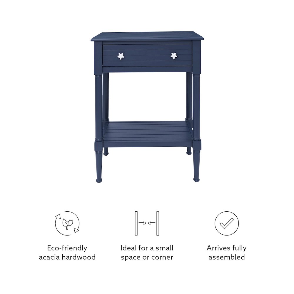 Seaboard Accent Table Navy