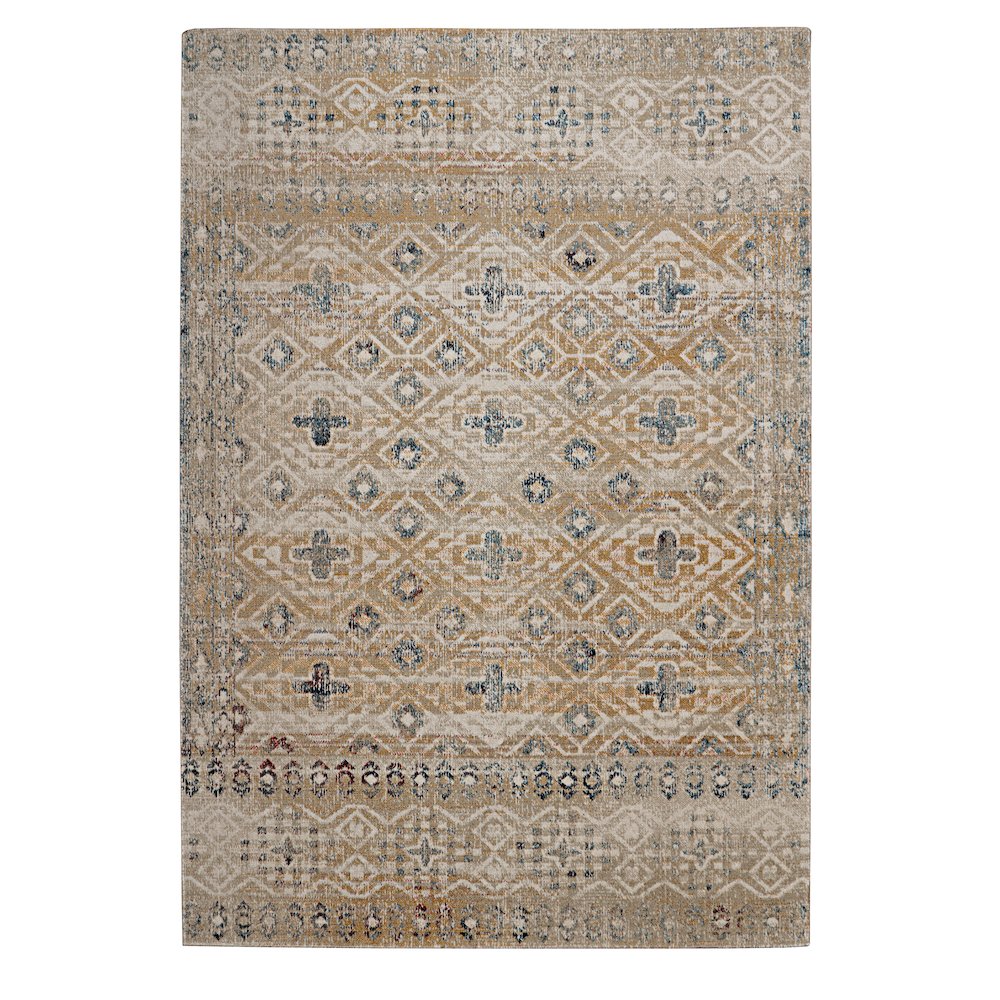Great Zero Leopold Sand & Blue 8x10, Rug