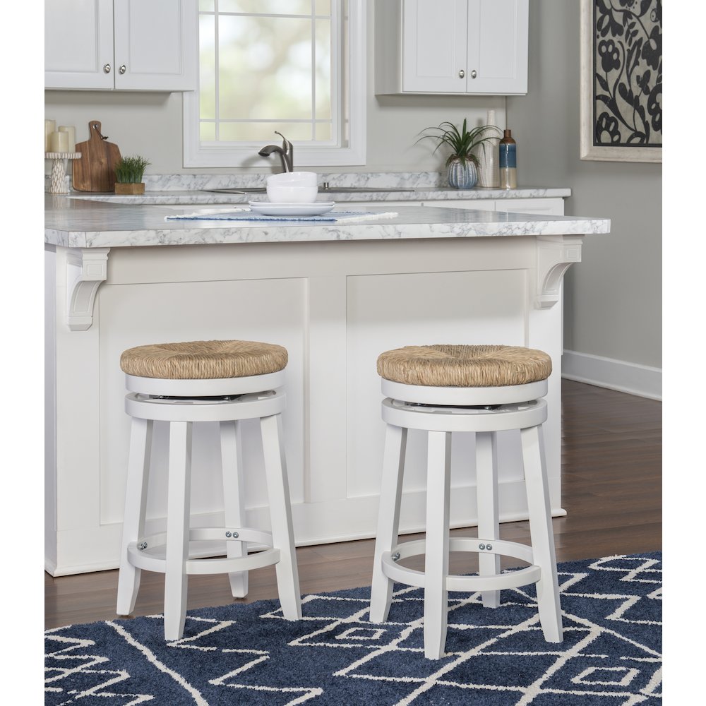 Morgan Counter Stool White