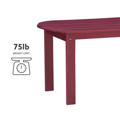 Adirondack Red Coffee Table