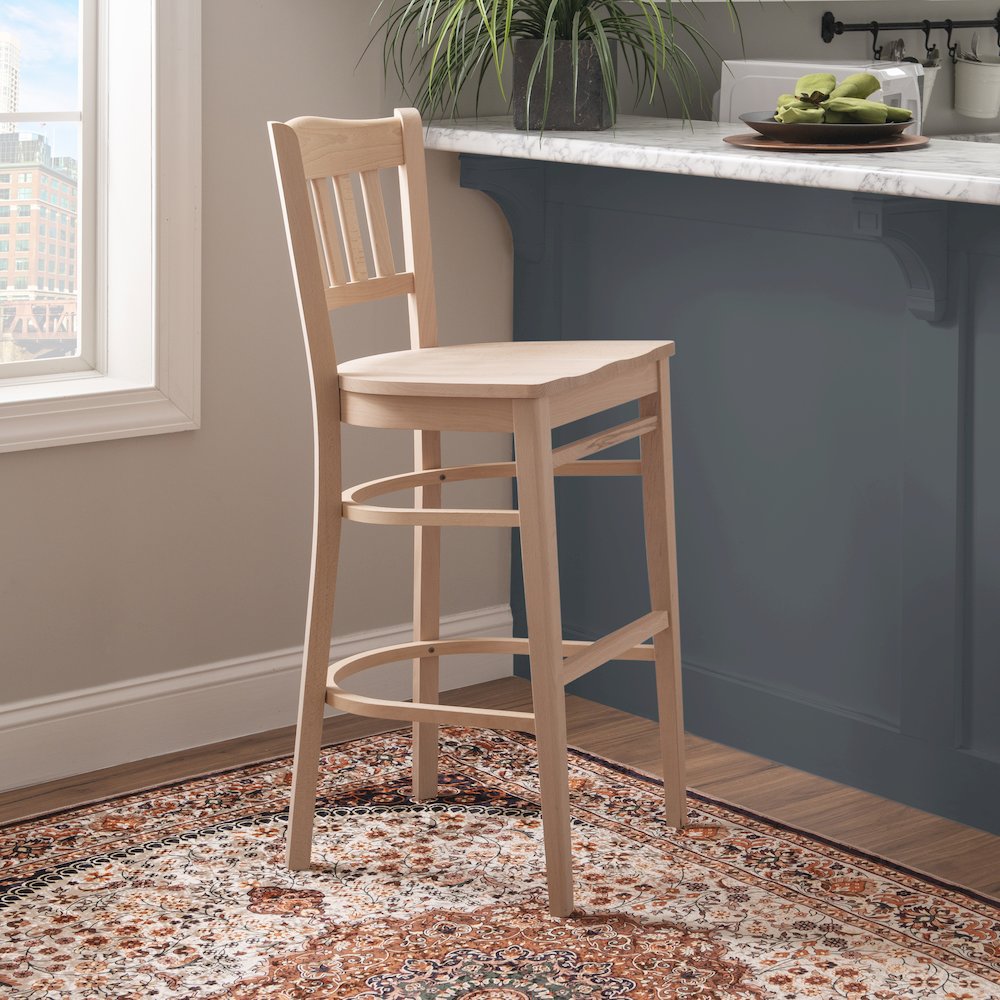 Maryah Barstool Unfinished Set Of 2
