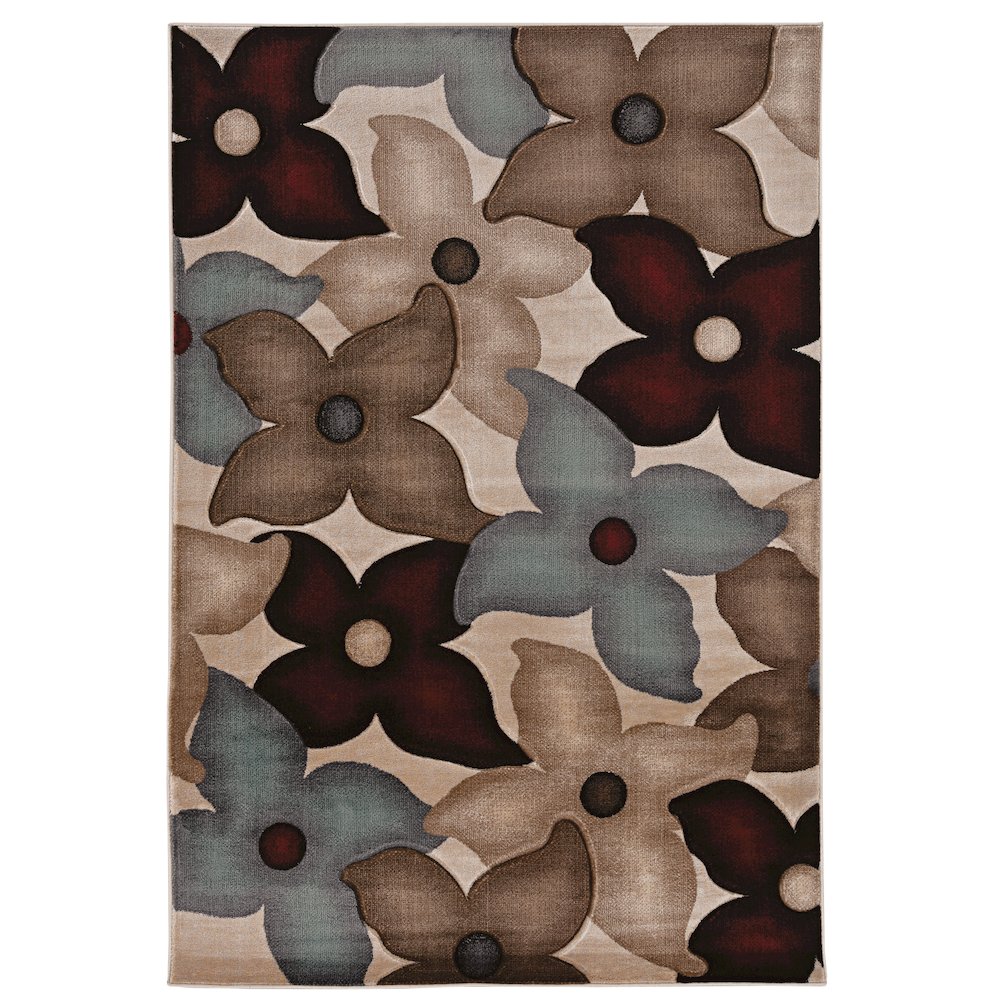 Milan Shea Garnet & Ivory 8x10.4, Rug