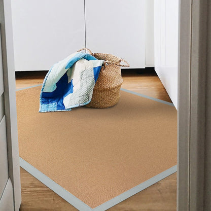 Athena Cork & Ice Blue 4x6, Rug