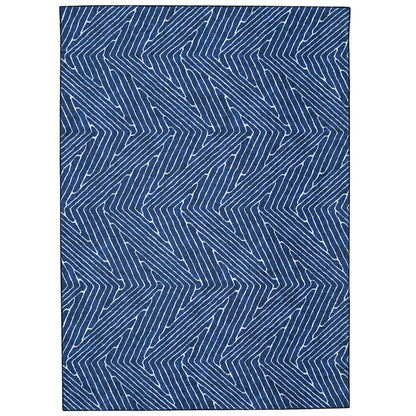 Washable Fuller Blue/Ivory 2x3, Rug
