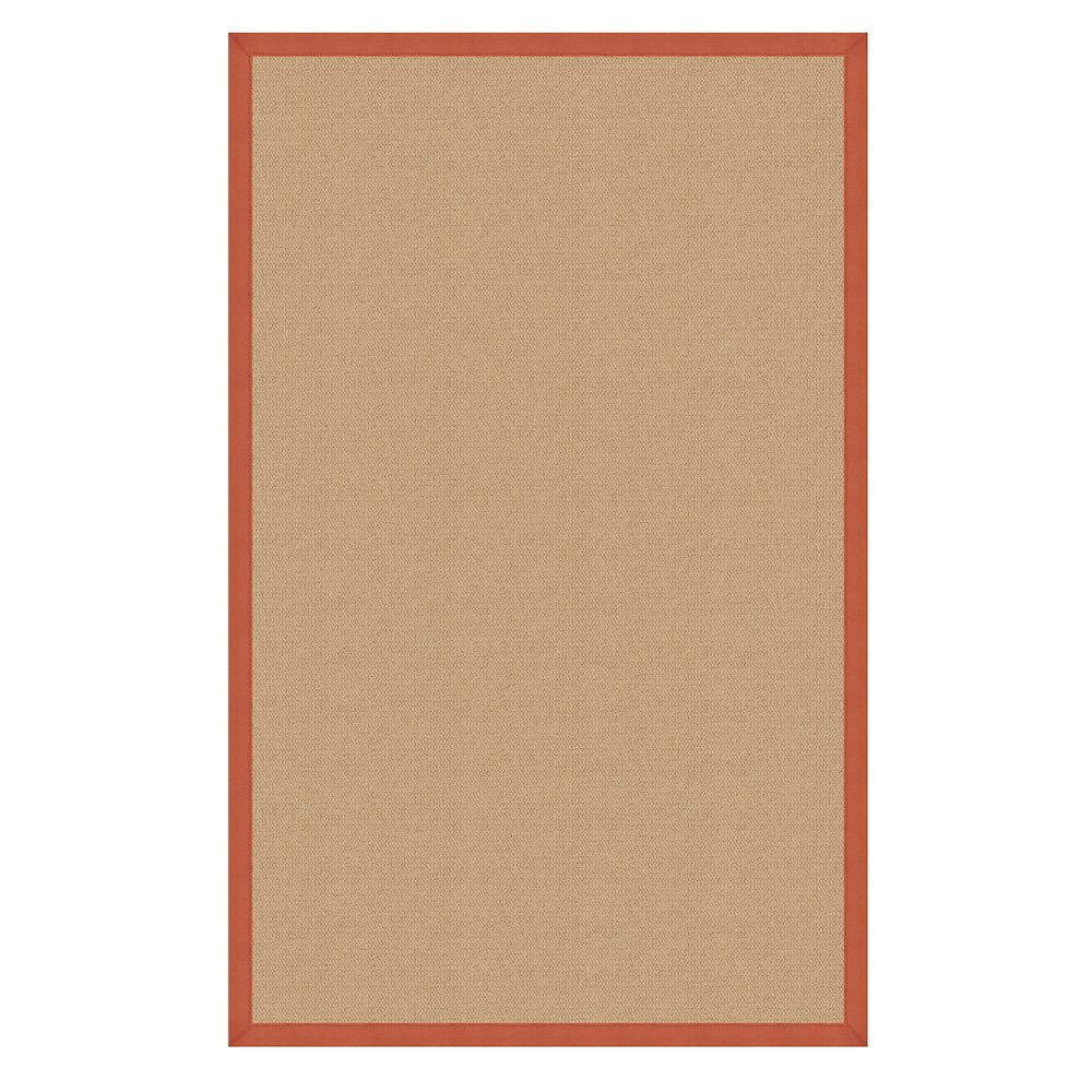 Athena Sisal & Burnt Orange 5x8, Rug