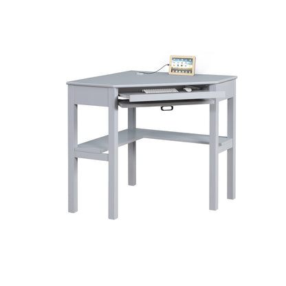 Peggy Corner Desk Gray