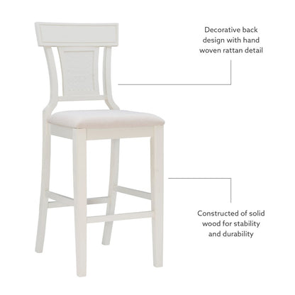 Rylan Bar Stool Creamy White