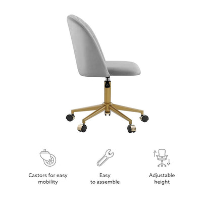 Adalynn Desk Chair Light Gray