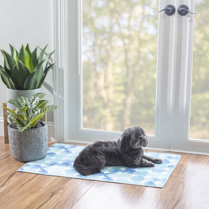 Outdoor Washable Lakeland Blue & Ivory 2' X 3', Rug