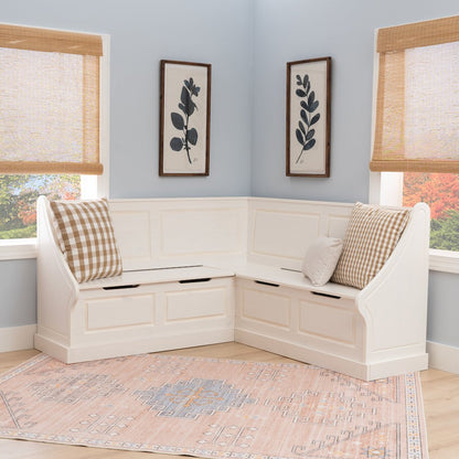 Tobin Corner Breakfast Nook, White